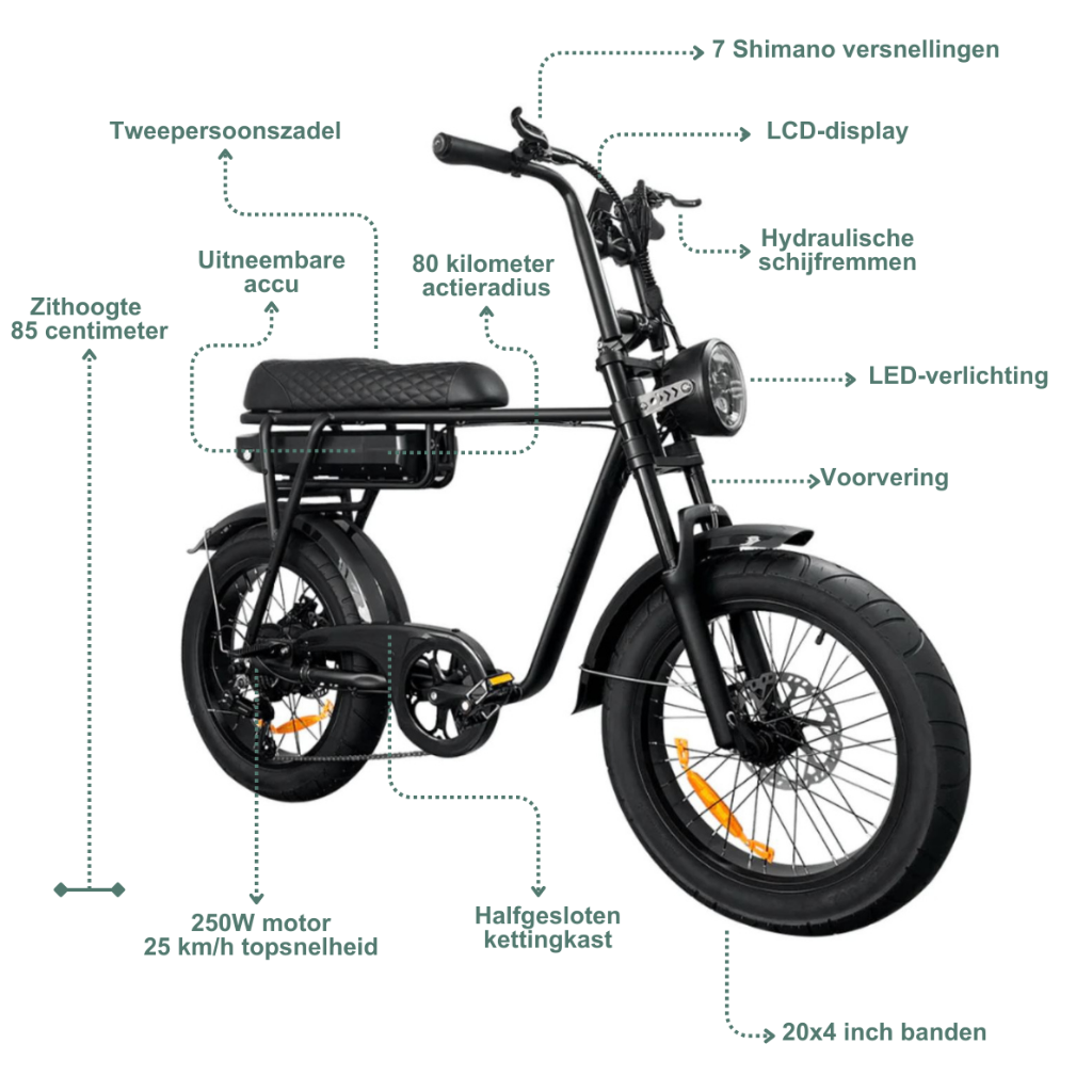 EB2 Fatbike - Schwarz