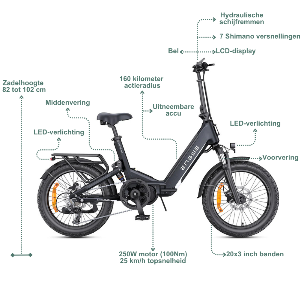 ENGWE L20 3.0 Pro - Schwarz