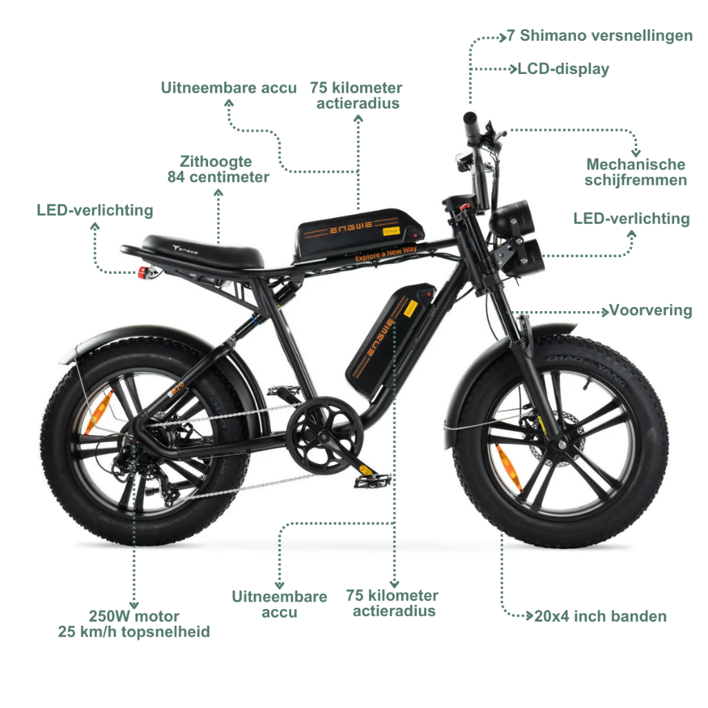 ENGWE M20 (26Ah) - Schwarz