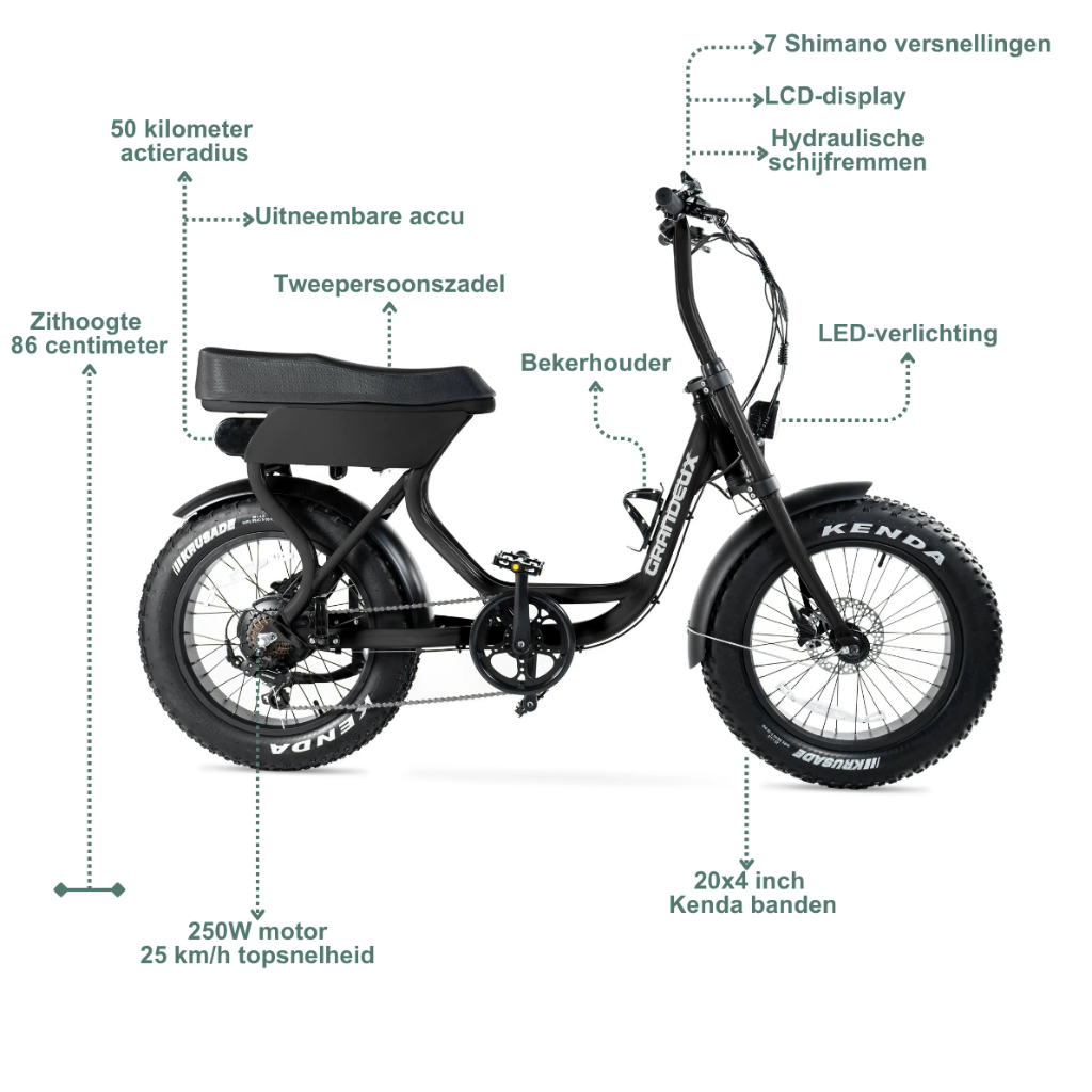 Grandeux Xcite - Schwarz