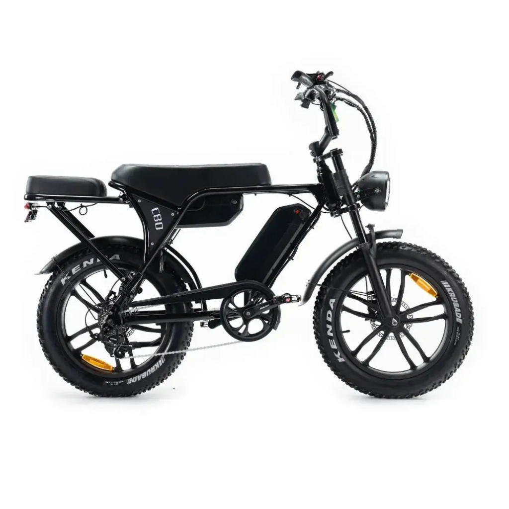 OUXI C80 Max - Zwart (dubbele accu, incl. achterzitje & alarm)OUXI C80 Max - Zwart (dubbele accu, incl. achterzitje & alarm)