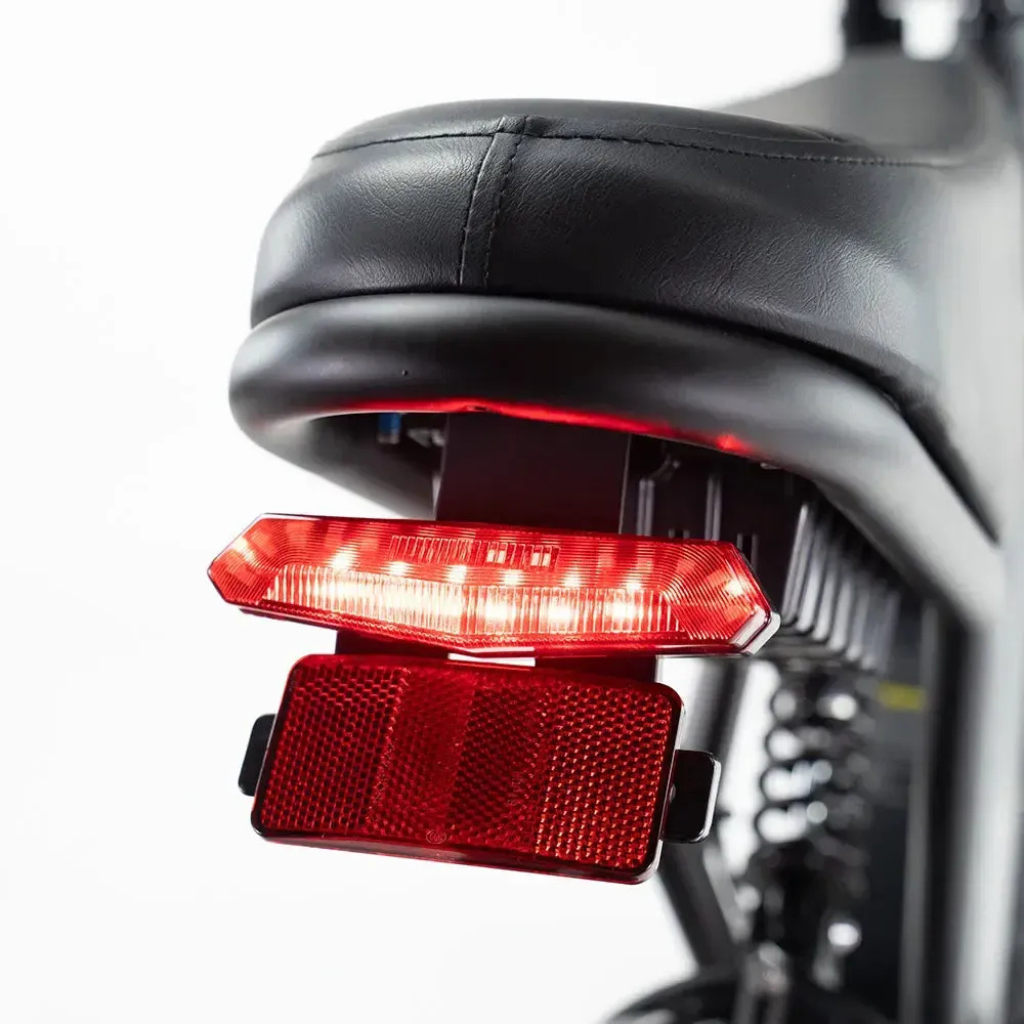 OUXI H9 - Schwarz (inkl. Fußrasten, Frontgepäckträger & Alarmanlage)