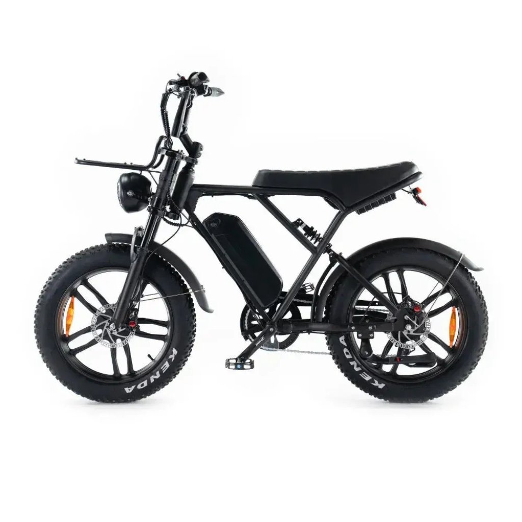 OUXI H9 - Schwarz (inkl. Fußrasten, Frontgepäckträger & Alarmanlage)