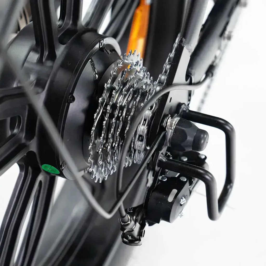 QMWHEEL V20 Pro - Dunkelgrau (inkl. Rücksitzbank, Frontgepäckträger & Alarmanlage)