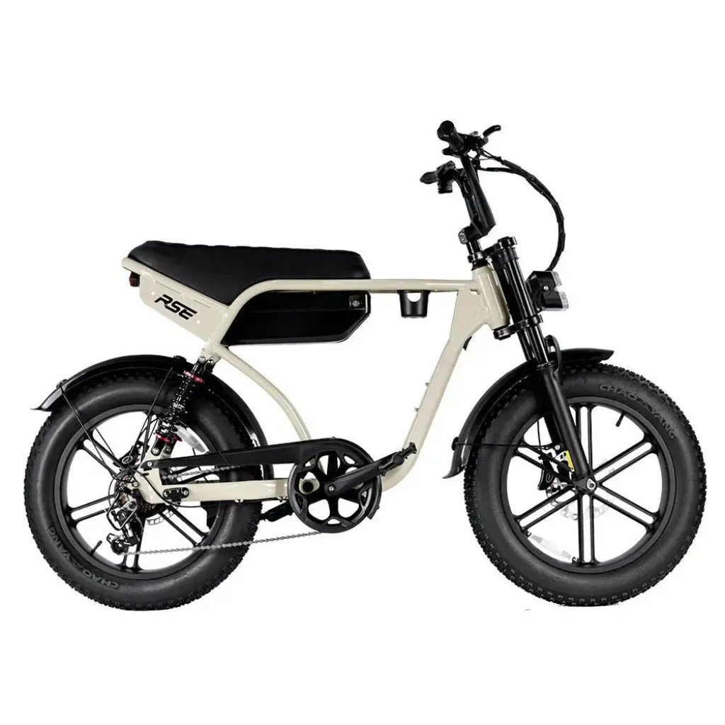 RSE Fatbike - Beige (inkl. Fußstützen & Alarmanlage)
