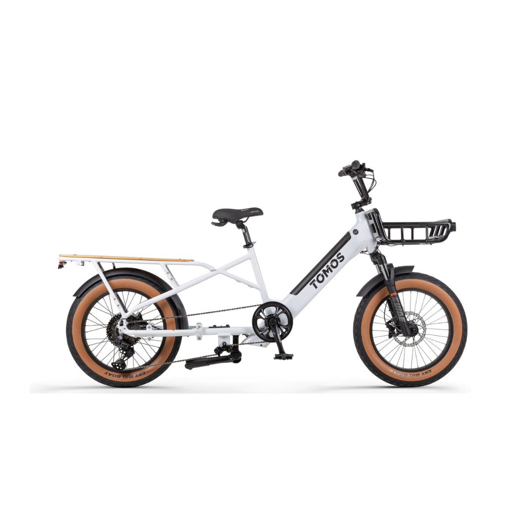 TOMOS E-Cargo Fat 2 Longtail | Glänzend Weiß