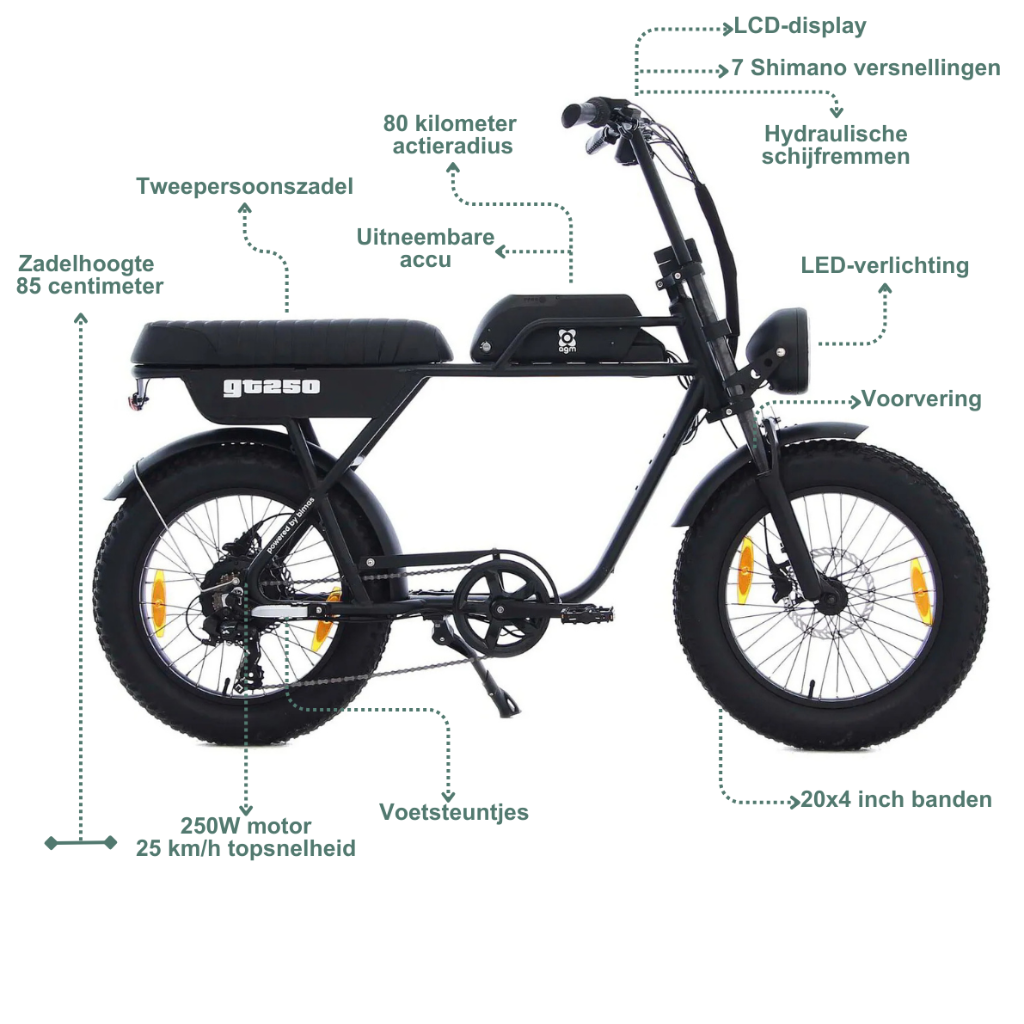 AGM GT250 - Schwarz