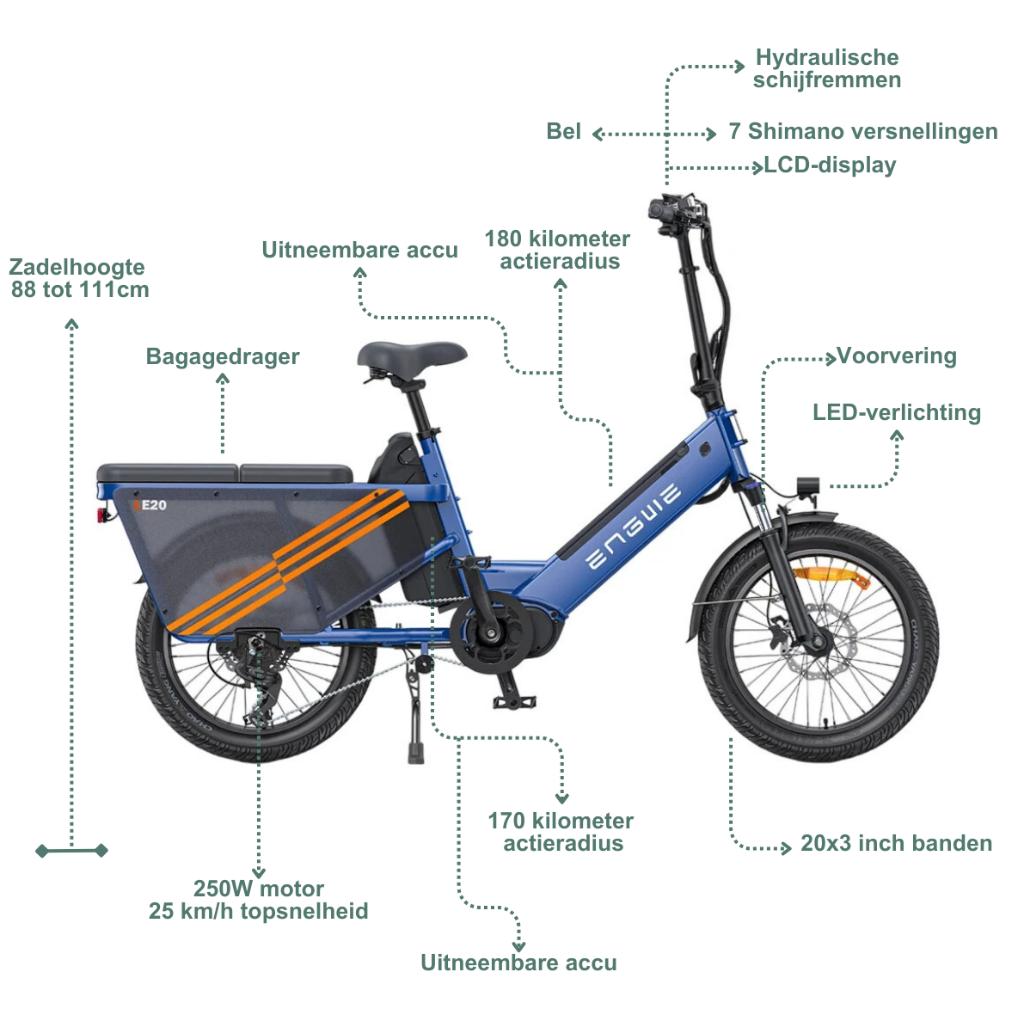ENGWE LE20 – Blau (Doppelbatterie)ENGWE LE20 – Blau (Doppelbatterie)