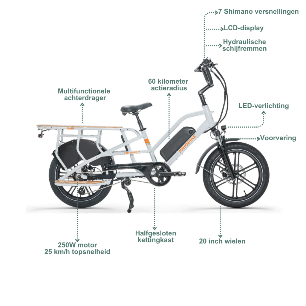 JOBOBIKE Transer - Weiß