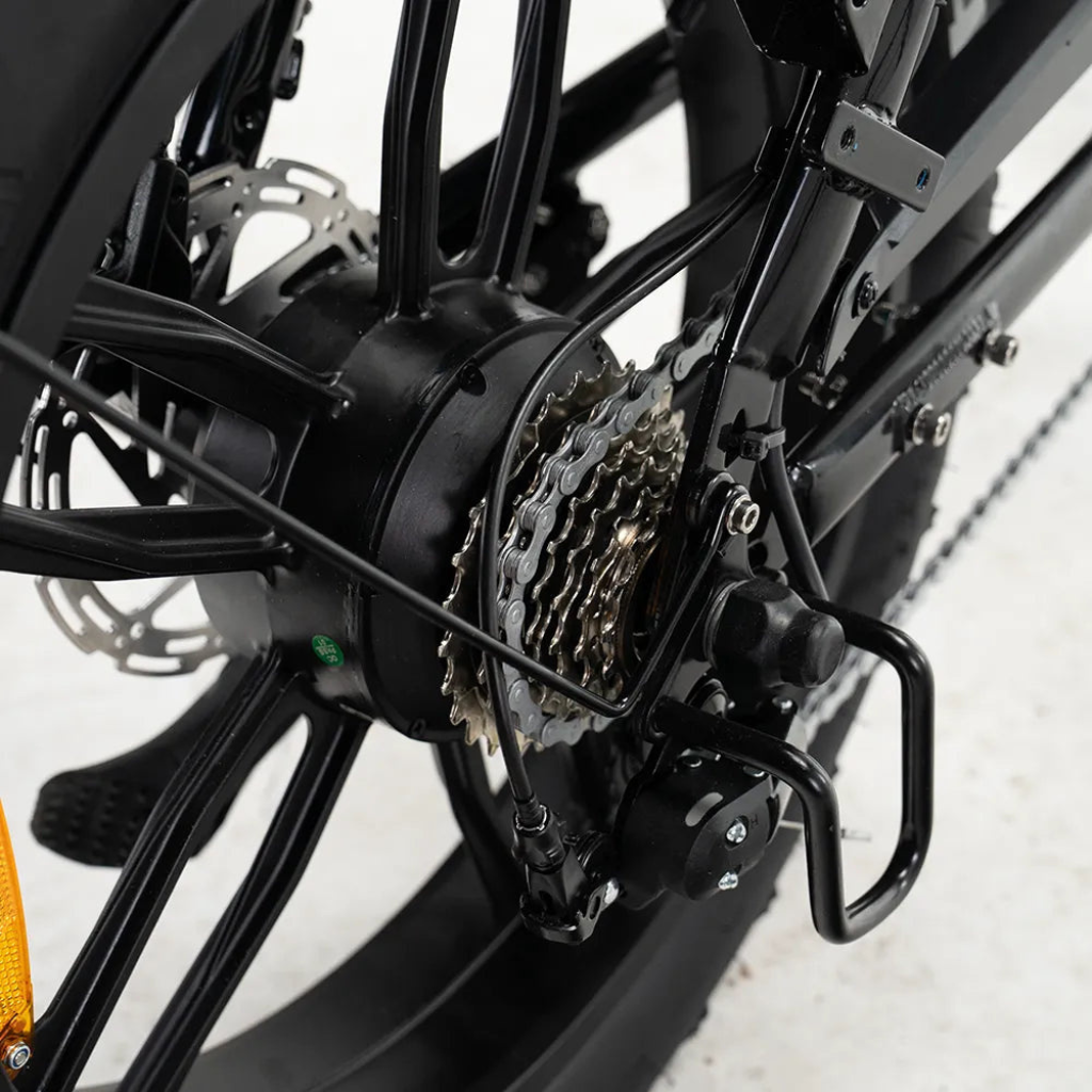 OUXI C80 - Schwarz (inkl. Fußstützen, Rücksitzbank &amp; Alarmanlage)