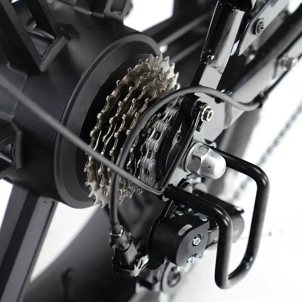 OUXI C90 - Schwarz (inkl. Fußrasten, Frontgepäckträger &amp; Alarmanlage)