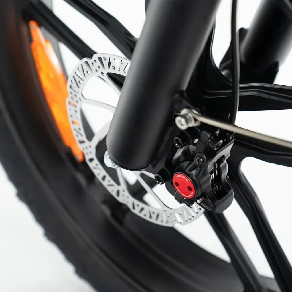 OUXI H9 - Schwarz (inkl. Fußrasten, Frontgepäckträger &amp; Alarmanlage)