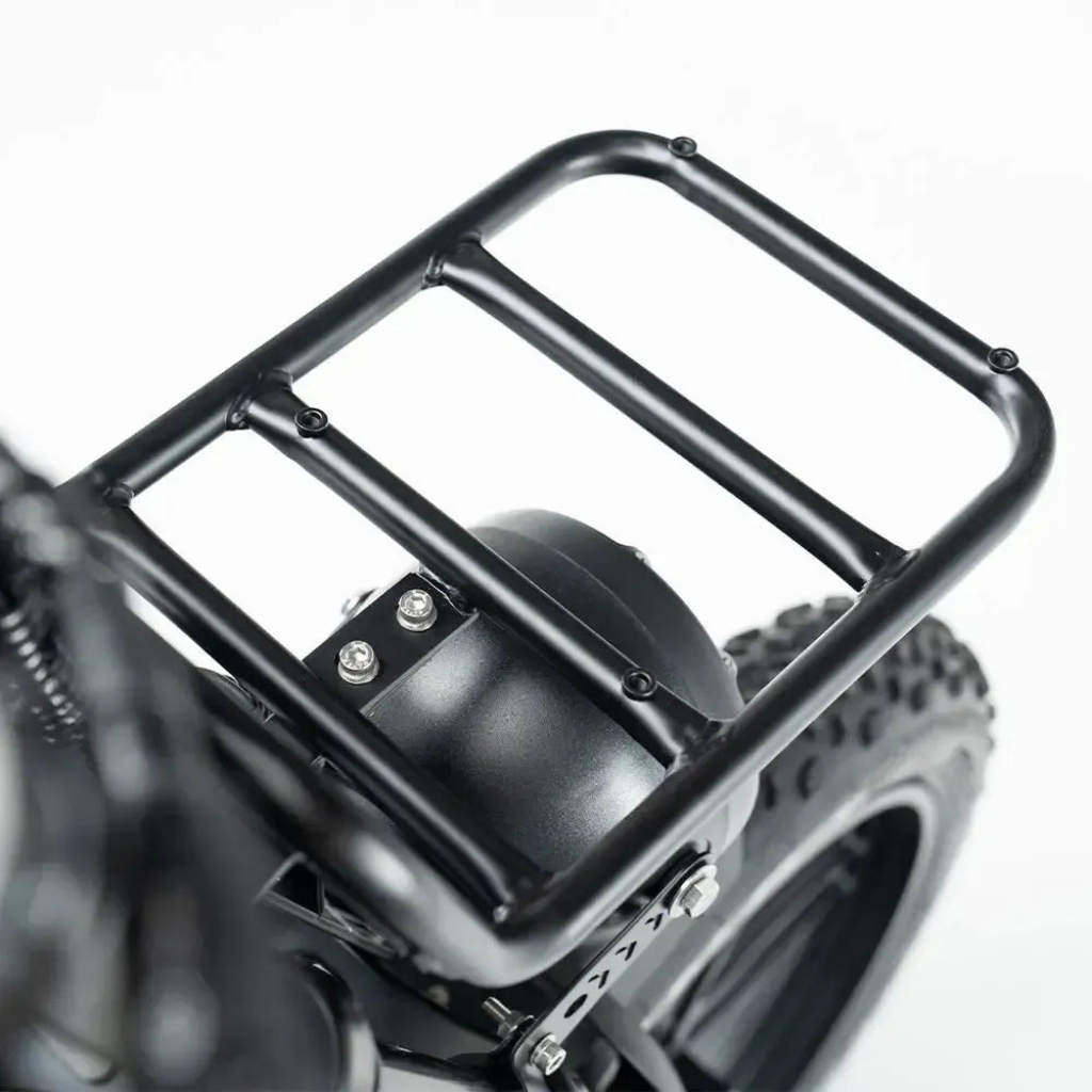 QMWHEEL V20 Pro - Schwarz (inkl. Rücksitz, Frontgepäckträger &amp; Alarmanlage)