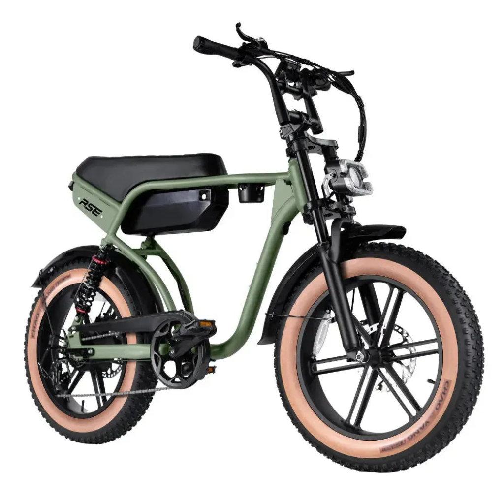 RSE Fatbike - Grün (inkl. Fußstützen & Alarmanlage)RSE Fatbike - Grün (inkl. Fußstützen & Alarmanlage)