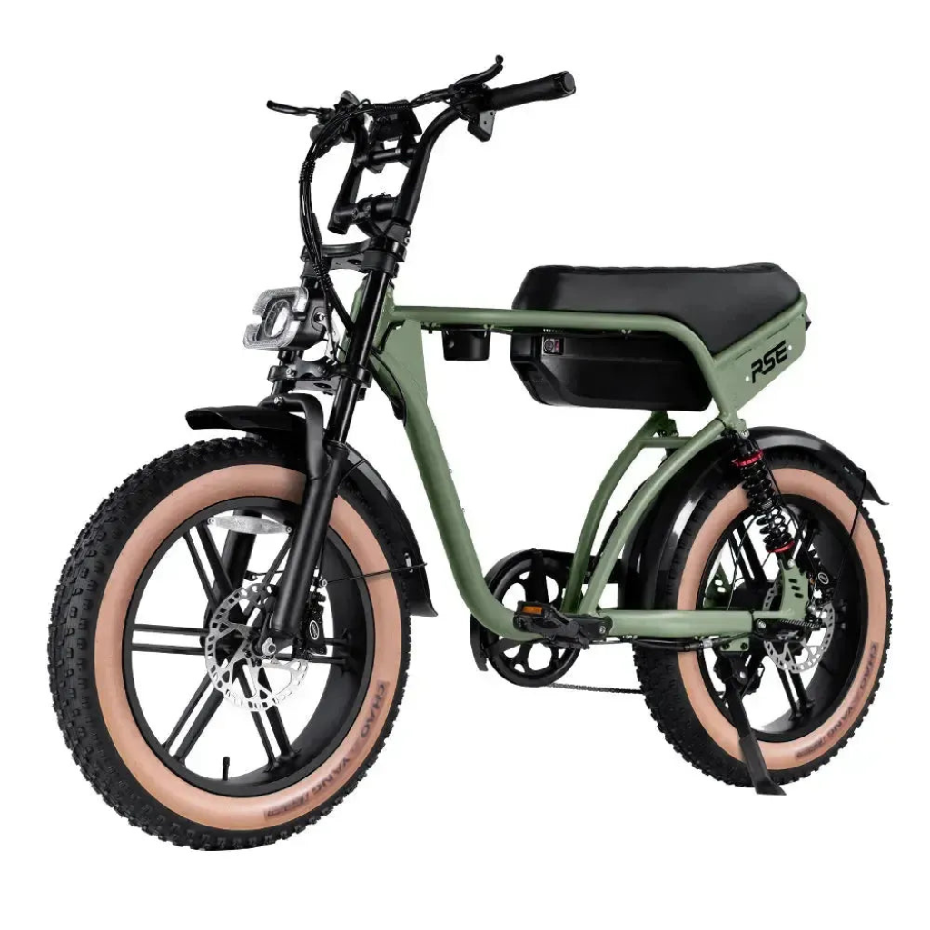 RSE Fatbike - Grün (inkl. Fußstützen & Alarmanlage)RSE Fatbike - Grün (inkl. Fußstützen & Alarmanlage)