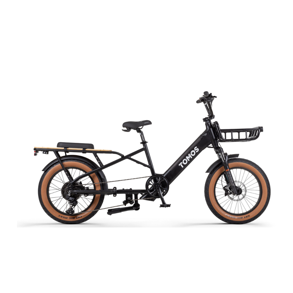 TOMOS E-Cargo Fat 2 Longtail | Glänzend Schwarz