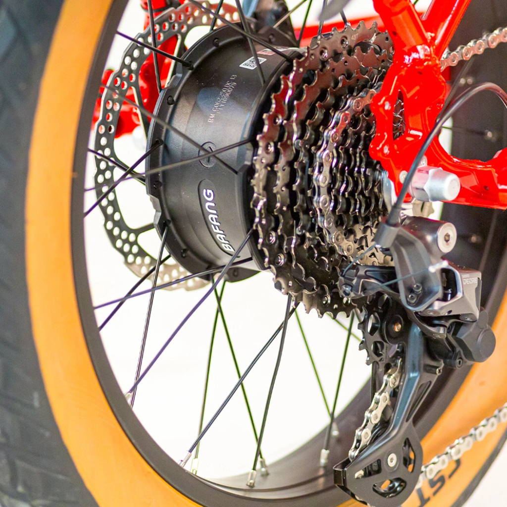 TOMOS E-Cargo Fat 2 Longtail | Glänzendes Rot